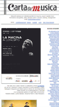 Mobile Screenshot of cartadamusica.it
